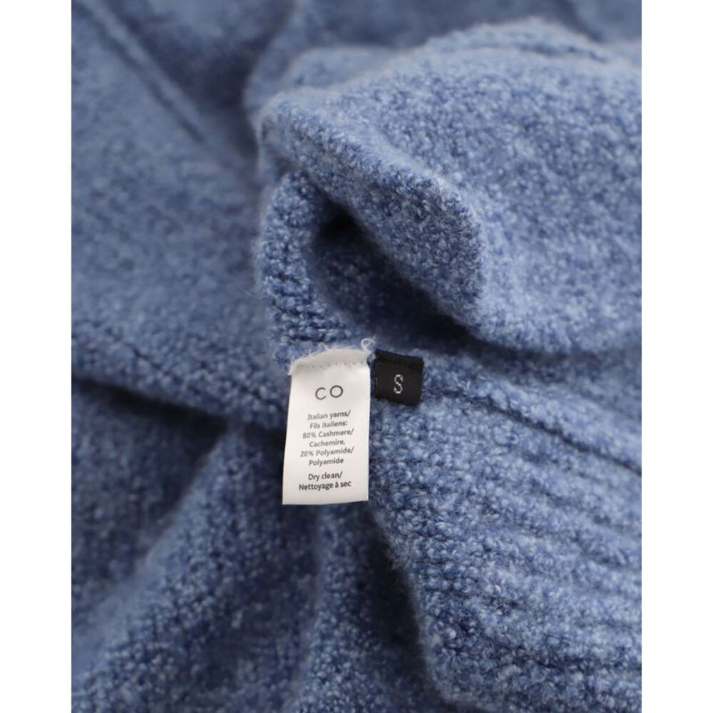 CO Open Cardigan in Blue Cashmere - Picture 5 of 5